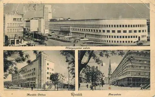 Postcard Serbia Novi Sad Ujvidek