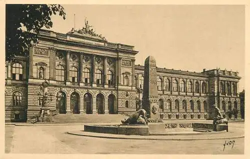 France Strasbourg L'Universite & Monument Pasteur