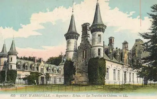 France Environs d'Abbeville Les Tourelles du Chateau
