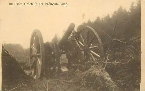 France Raon sur Plaine artillery cannons imitations