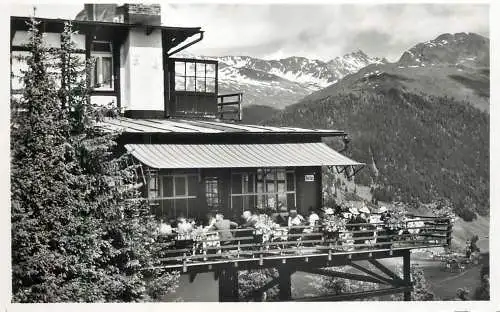 Switzerland Restaurant terrasse Schatzalp