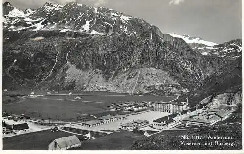 Switzerland Andermatt Kasern mit Bazberg