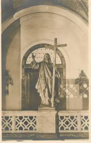 Netherlands Den Haag Palace of Peace Figure of Christ