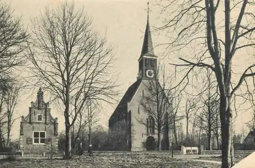 Netherlands Schoorl Oude Raadhuisje en Kerk