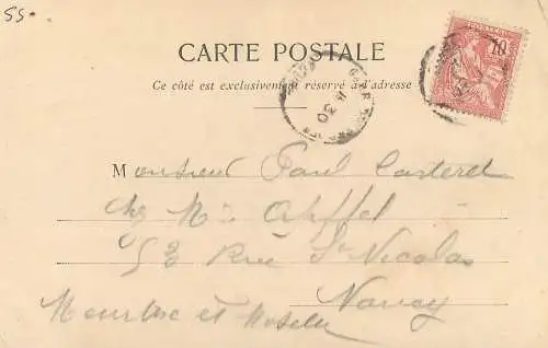 Postcard France Verdun Place Madeleine