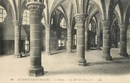Postcard France le Mont Saint Michel l' abbaye