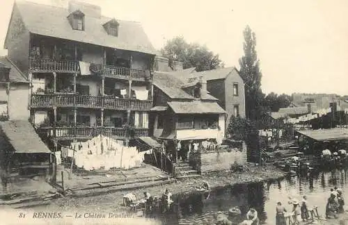 Postcard France Rennes le chateau Branlant