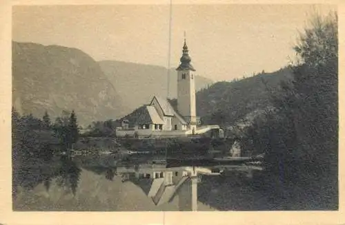 Slovenia Wocheiner-See Ober-Krain Kirche St Johann