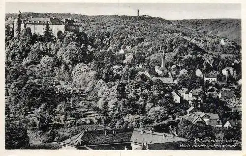Germany Blankenburg (Harz) Blick von der Teufelsmauer general view