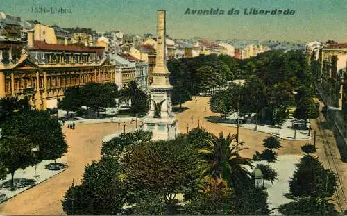 Portugal Lisboa Avenida da Liberdade