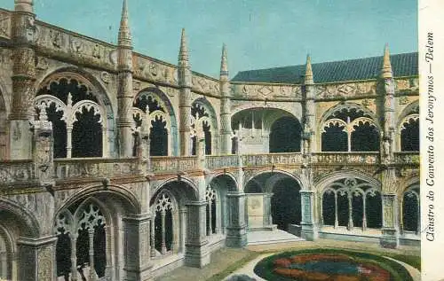 Portugal Lisboa Belem Claustro do Convento dos Jeronymos