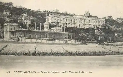 Postcard France Nice Havrais palais des regates