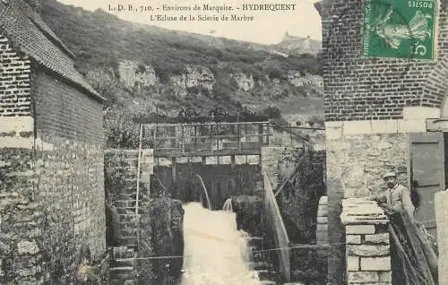 Postcard France Marquise ecluse Hydrequent