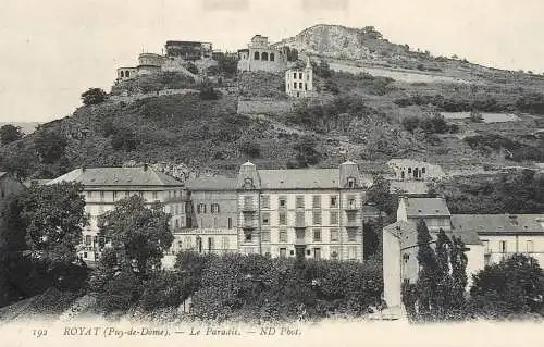 Postcard France Royat le paradis