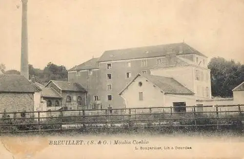 Postcard France Breuillet moulin Coehin