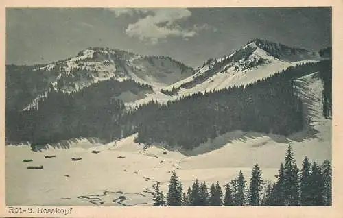 Postcard Germany Rot-u. Rosskopf