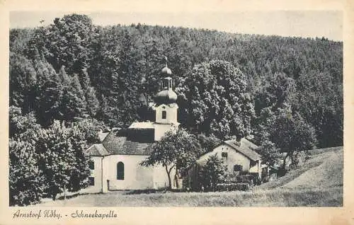 Postcard Germany Arnstorf Noby Schneekapelle