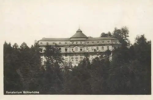 Postcard Germany Sanatorium Buhlerhohe