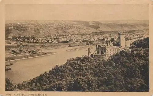 Postcard Germany Schloss Stolzenfels