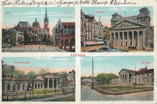 Postcard Germany Aachen