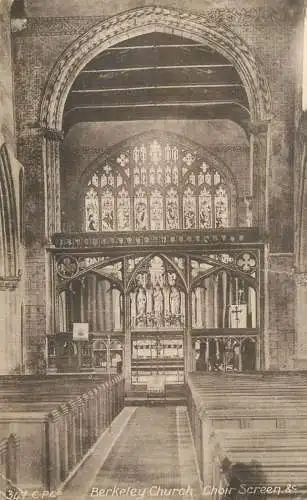 England Berkeley Church choir interior aspect