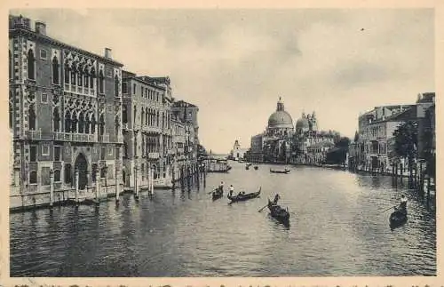 Postcard Italy Venice Canal Grande