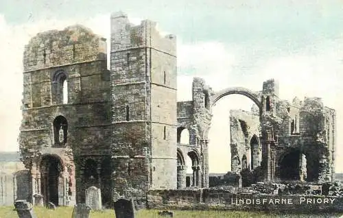 England Holy Island Lindisfarne Priory
