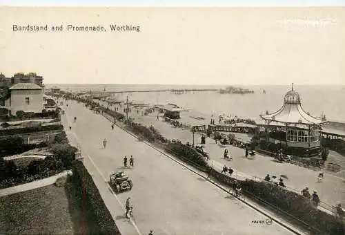 Worthing promenade and bandstand