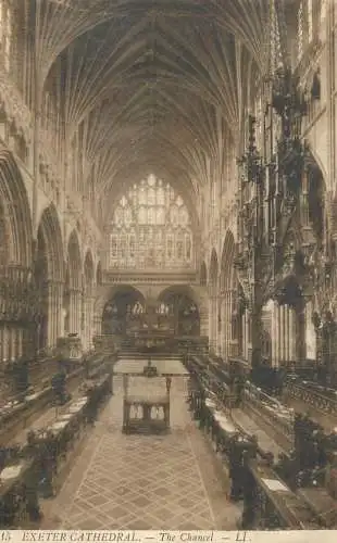 Exeter cathedral the chancel
