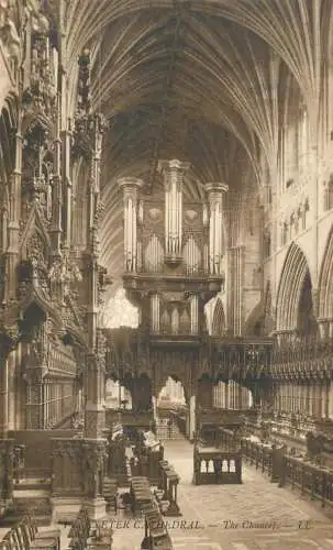 Exeter cathedral the chancel