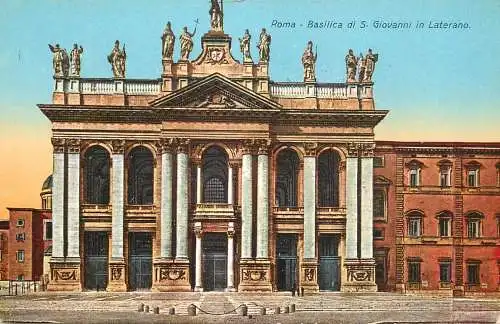 Postcard Italy Rome Basilica di S. Giovanni in Laterano