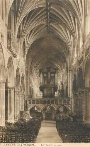 Exeter cathedral the nave