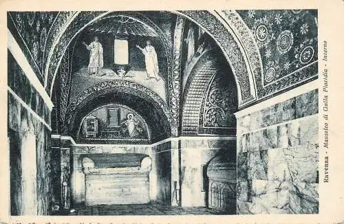 Postcard Italy Ravenna mausoleo di Galla Placidia