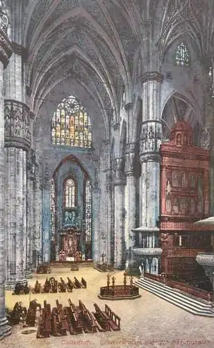 Postcard Italy Milano cathedrale