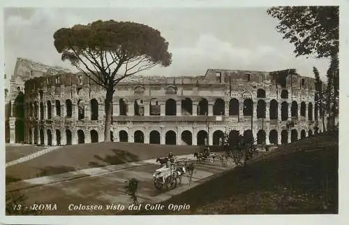 Postcard Italy Rome Colosseum