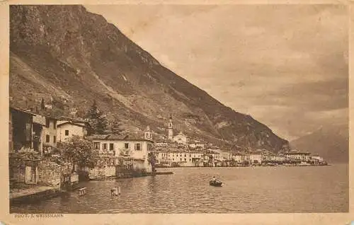 Postcard Italy Gargano lake
