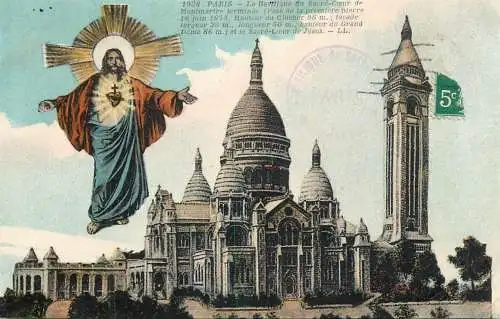 Paris basilique cpa