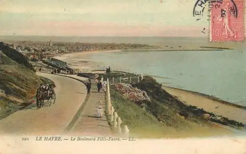 LE HAVRE - Le Boulevard Felix-Faure 1907