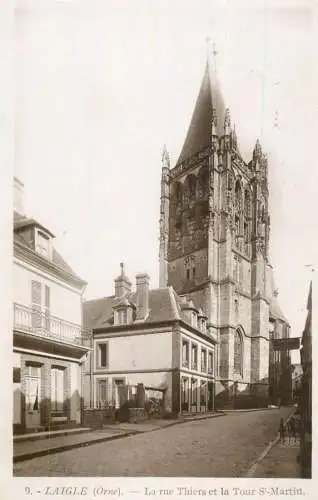 Laigle rue Thiers et la Tour St-Martin