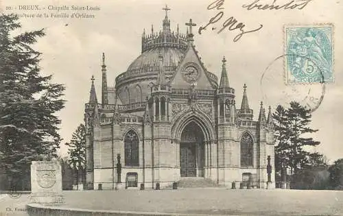 Dreux Chapelle Saint Louis sepulture de la Famille d`Orleans