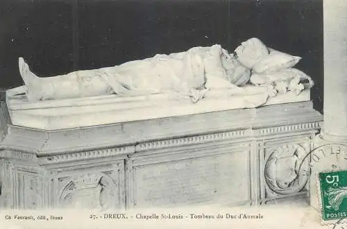 Dreux Chapelle Saint Louis tombeau du Duc d`Aumale
