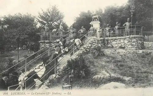 Lourdes la Calvaire 1er Station