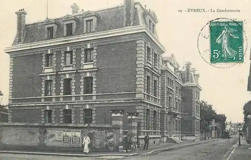 Evreux la gendarmerie 1907