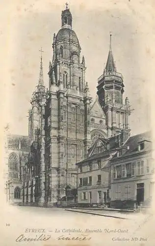 Evreux la cathedrale 1903
