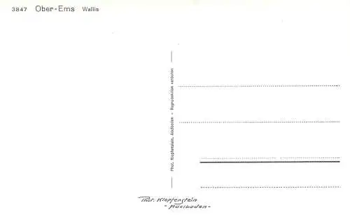Postcard Switzerland Ober Ems