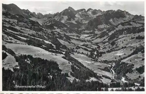 Postcard Switzerland Schwarzseetal