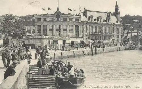 Trouville le bac 1914