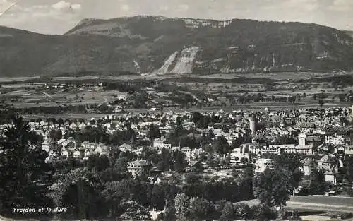 Postcard Switzerland Wverdon et le Jura