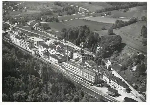 Postcard Switzerland Maggi A.G. Kempttal aerial view