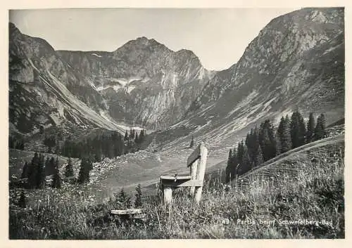 Postcard Switzerland Partie bei Schwefelberg Bad